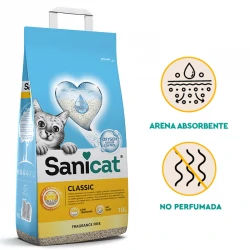 Sanicat Classic Arena para Gatos Fragance Free