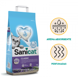 Sanicat Classic Lavanda Arena para Gatos