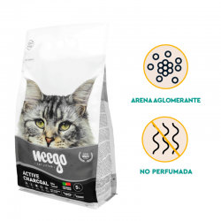 Weego Active Charcoal Arena Aglomerante para Gatos Carbón Activo