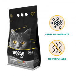 Weego Active Charcoal Plus Arena Aglomerante para Gatos Carbón Activo