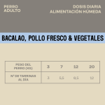 Givers Comida Húmeda Natural Para Perros con Bacalao, Pollo y Vegetales
