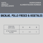 Givers Comida Húmeda Natural Para Gatos con Bacalao, Pollo y Vegetales