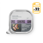 Givers Comida Húmeda Natural Para Gatitos con Pavo, Pollo y Vegetales
