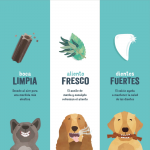 Sticks dentales para perros pequeños Edgard & Cooper con manzana y eucalipto