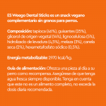 Weego Dental Snack para Perros Grandes y Gigantes con Canela