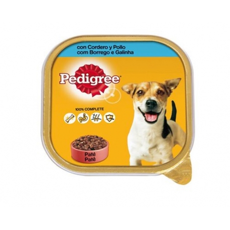 Pedigree Comida Húmeda para Perros con Cordero y Pollo en Paté