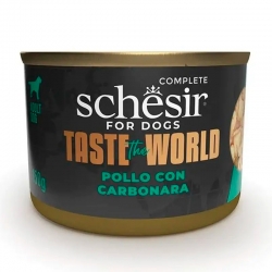Schesir Taste The World Comida Húmeda para Perros Pollo Con Carbonara