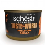 Schesir Taste The World Comida Húmeda para Perros Pollo Con Paella