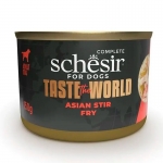 Schesir Taste The World Comida Húmeda para Perros Pollo Salteado Asiatico