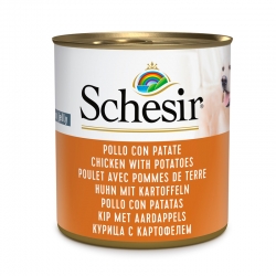 Schesir Comida Húmeda para Perros Pollo con Patatas