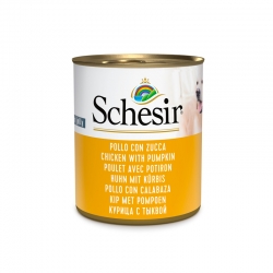 Schesir Comida Húmeda para Perros Pollo con Calabaza