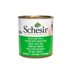 Schesir Comida Húmeda para Perros Pollo con Guisantes