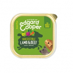 Edgard & Cooper Comida húmeda para Perros con Cordero y Ternera