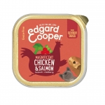 Edgar&Cooper Senior Comida húmeda para Perros Mayores con Pollo y Salmón
