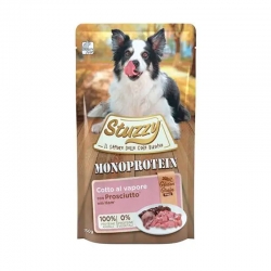 Stuzzy Monoprotein Comida Húmeda para Perros con Jamón