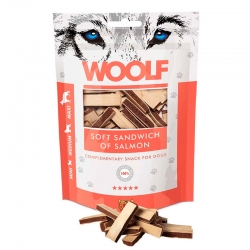 Woolf Soft Sandwich Snack para Perros con Salmón