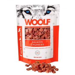 Woolf Snack para Perros Bocaditos de Salmón