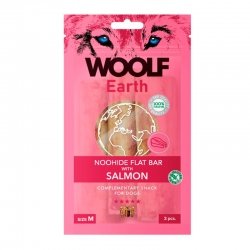 Woolf Earth Noohide M Snack para Perros Medianos con Salmón