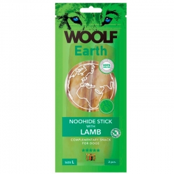 Woolf Earth Noohide L Snack para Perros Grandes con Cordero