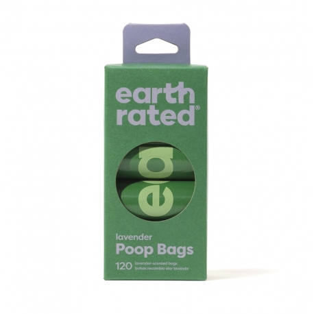 Earth Rated Bolsas Higiénicas para Perro en Rollos con Aroma a Lavanda