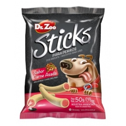 Dr.Zoo Sticks Snack para Perros Sabor Carne Asada