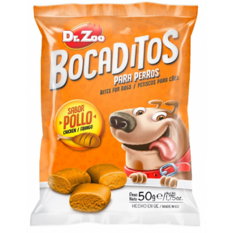 Dr.Zoo Bocaditos Snack para Perros Sabor Pollo