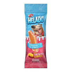 Dr.Zoo Helado Snack para Perros Sabor Salchicha Y Queso