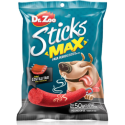 Dr.Zoo Sticks Max Snack para Perros Sabor Costillitas