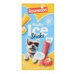 Rosewood Fruity Ice Sticks Snack Helado para Perros con Banana y Fresa