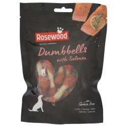 Rosewood Salmon Dumbbells Snack para Perros con Salmón