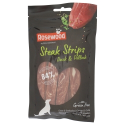 Rosewood Steak Strips Duck Snack para Perros con Pato