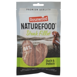 Rosewood Naturefood Steak Fillet Snack para Perros con Pato