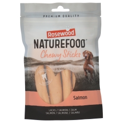 Rosewood Naturefood Chewy Sticks Snack para Perros con Salmón