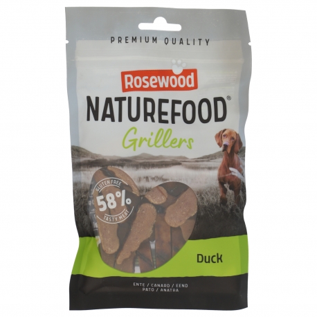 Rosewood Naturefood Grillers Snack para Perros con Pato