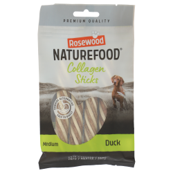 Rosewood Naturefood Collagen Sticks Snack para Perros Mediano con Pato