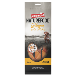 Rosewood Naturefood Collagen Trios Snack para Perros Grandes con Pollo