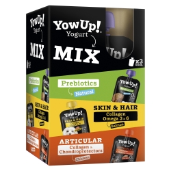 YowUp Mix Yogur para Perros Natural, Skin&Hair y Articular