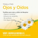 Beaphar Toallitas Húmedas Oidos y Ojos para Perros y Gatos