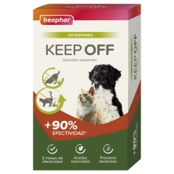 Beaphar Keep Off Gránulos Repelentes de Exteriores Para Perros y Gatos
