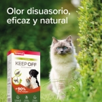 Beaphar Keep Off Gránulos Repelentes de Exteriores Para Perros y Gatos