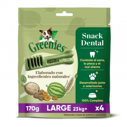 Greenies Snack Dental Large Para Perros Grandes 170 g
