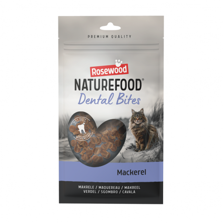 Rosewood Naturefood Dental Bites Mackeral Snack Dentales para Gatos