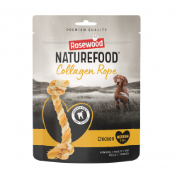 Rosewood Naturefood Collagen Rope Snack para Perros Medianos con Pollo