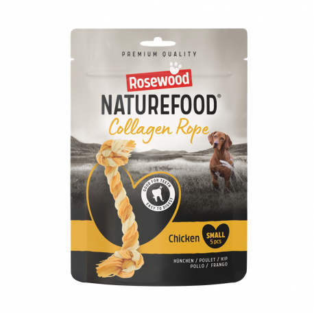 Rosewood Naturefood Collagen Rope Snack para Perros Pequeños con Pollo