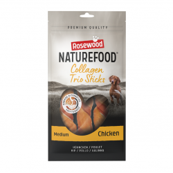 Rosewood Naturefood Collagen Trios Snack para Perros Medianos con Pollo