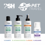 PSH Pet Travel Pack para Perros Neceser + Pack Aloe Vera + Paw Protector