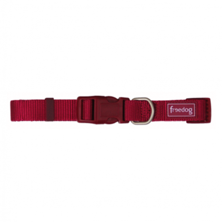 Freedog Basic Collar Para Perros Color Granate