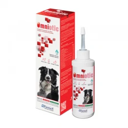 Hilfarmax Omniotic limpieza de oídos para perros gatos y conejos.