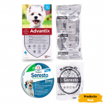 Pack Súper Protección: collar Seresto menos de 8kg + Advantix 4 pipetas 4-10kg 