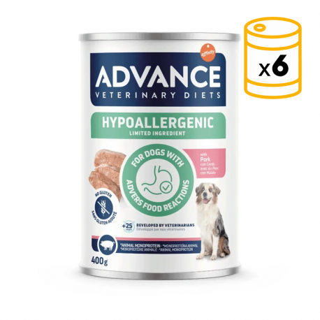 Advance Veterinary Diets Hypoallergenic Pork Comida Húmeda para Perros con Cerdo